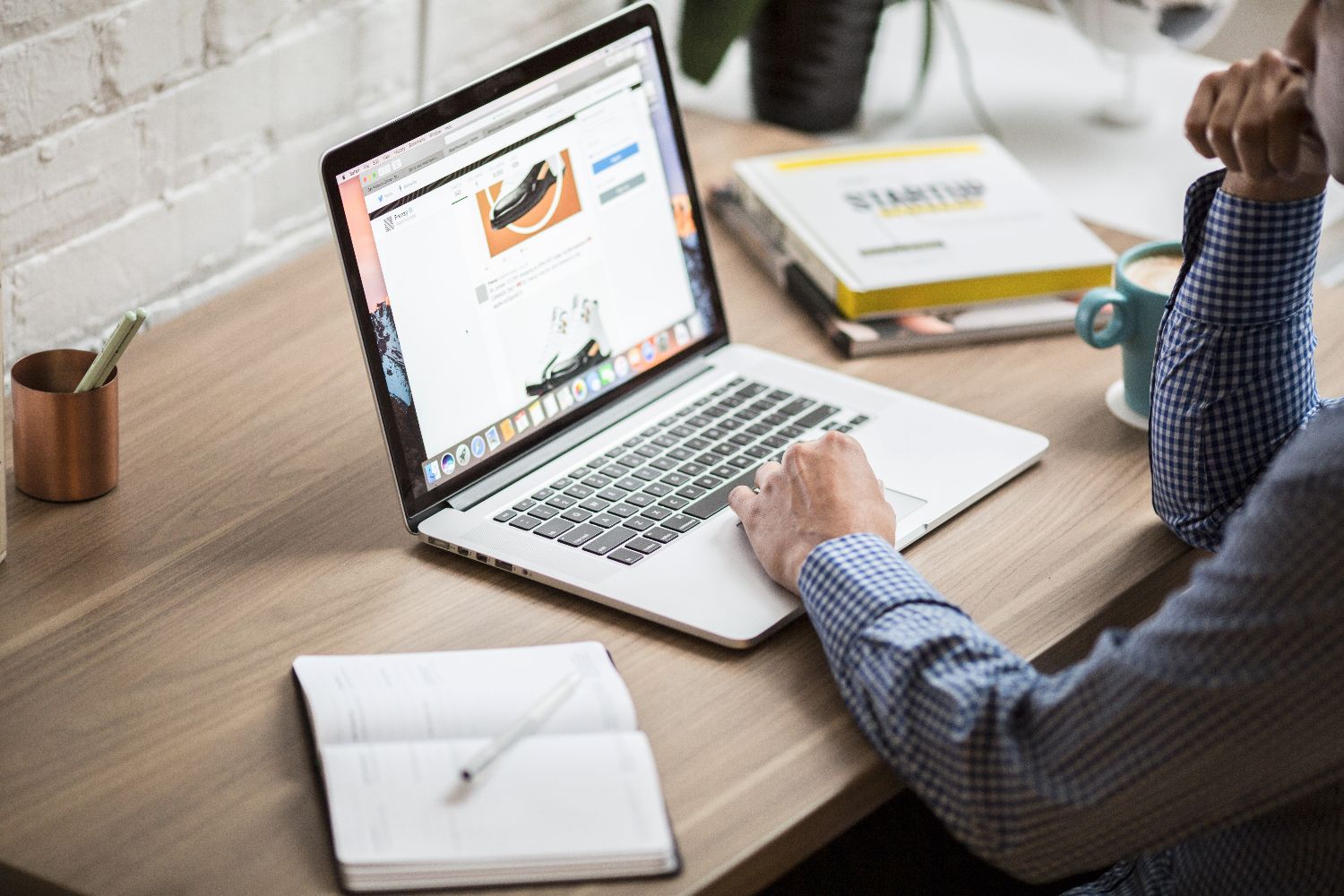 plateforme web sur ordinateur